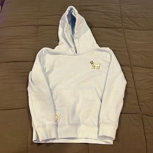 GOAT USA Boys WG Hooded Sweatshirt Size YL in Carolina Blue